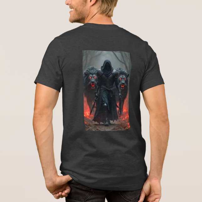 Man T-shirt T-Shirt Stil: Bella+Canvas Tri-blend (Baksida)