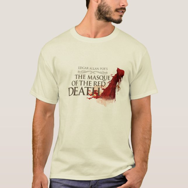 Man T-Shirt "The Masque of the Red Death" (Framsida)