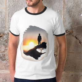 Man tänker på soluppgången t shirt