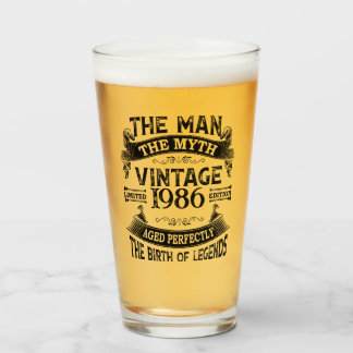 Man The Myth Vintage Edition Glass Kopp