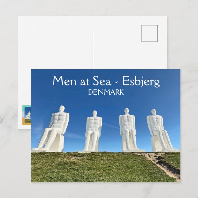 Män till sjöss Danmark vykort! Vykort (Fram/baksida)