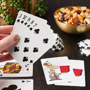 Man Tittar i en låda Casinokort