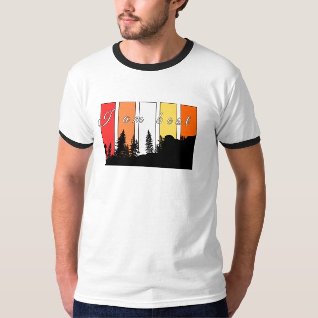 Man tshirt t shirt (Framsida)