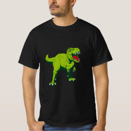 Man tyrannosaurus rex stiliserad t-shirt