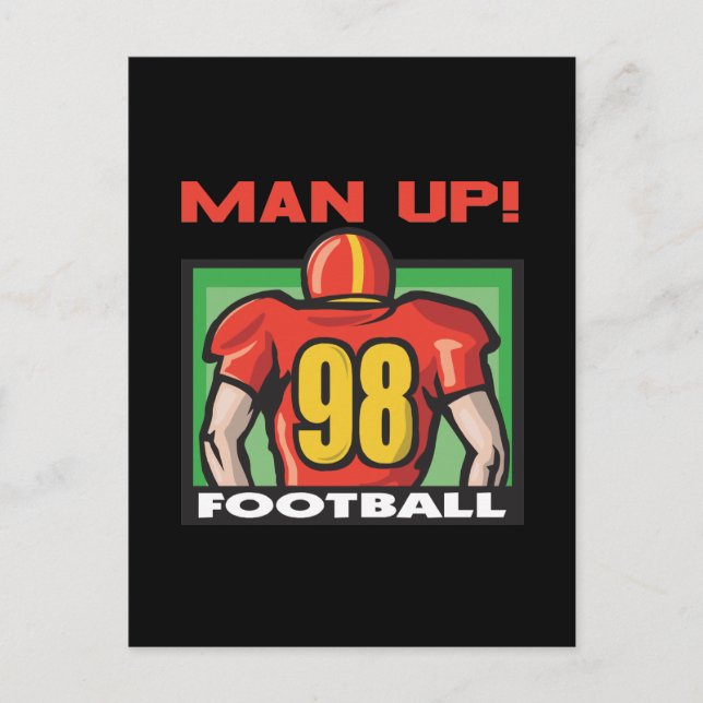 Man Up Vykort (Framsida)