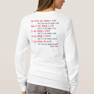 Man uttrycker tee shirt