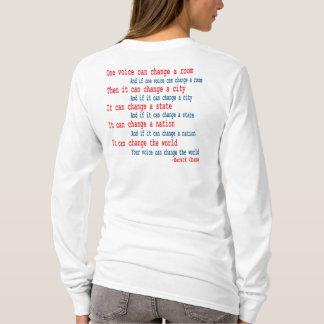 Man uttrycker tee shirt