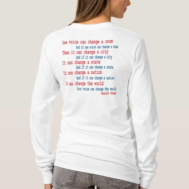 Man uttrycker tee shirt (Baksida)