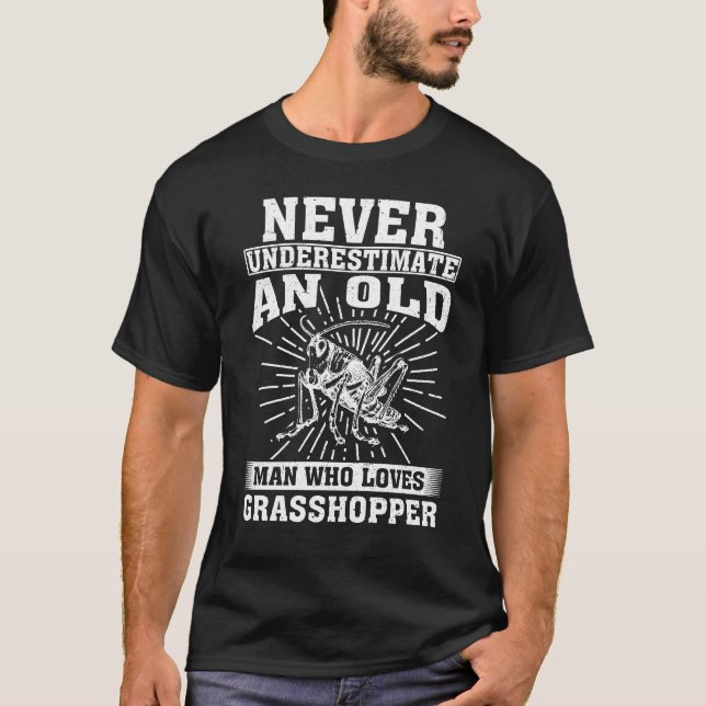 Man Vem Kärlek grasopper T Shirt (Framsida)