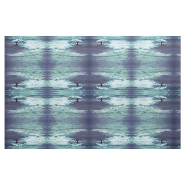 Man vid Sea Vinkarare Mönster Tyg (Fat Quarter)