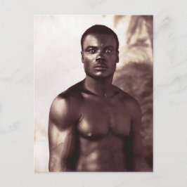 Man Vintage Male Photo Martinique Postcard Vykort