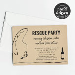 Man Vuxen Funny Fishing Birthday Pension Party Inbjudningar<br><div class="desc">"Rädding Party. Rädda fisk från vatten och öl från flaskor." En lustig inbjudan till vuxen för en födelsedagsfest,  pension party,  eller bachelor party.</div>