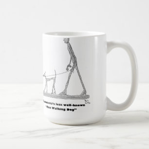 Man Walking Hund Kaffemugg