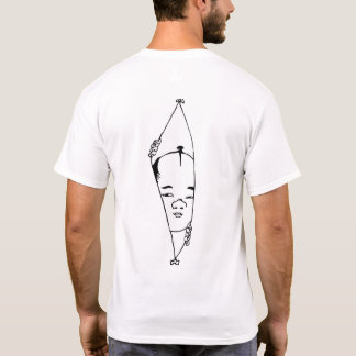 man who looks over the curtain t shirt