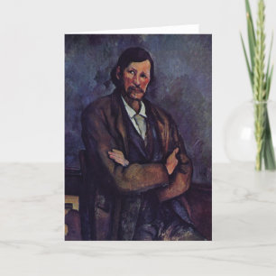 Man with Arm Crossed - Paul Cezanne - c1866 Kort