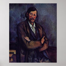 Man with Arm Crossed - Paul Cezanne - c1866