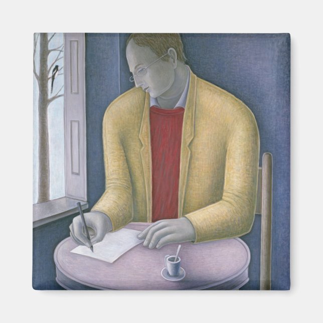 Man Writing 2004 Magnet (Framsidan)
