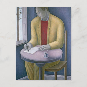 Man Writing 2004 Vykort