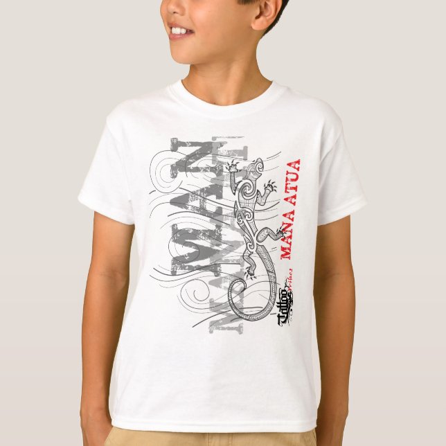 Mana Atua - Kraft från gudarna (vit t-shirt) T-shirt (Framsida)