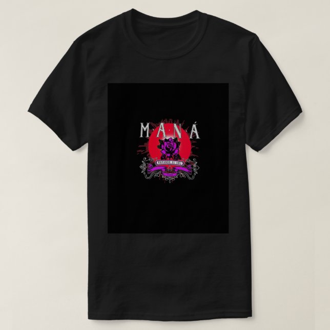Maná band Graphic T-Shirt (Design framsida)