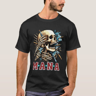 Mana Vintage stil konst Halloween T Shirt