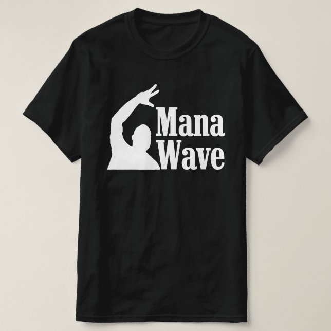 Mana Wave Nya Zeeland Hälsning T Shirt (Design framsida)