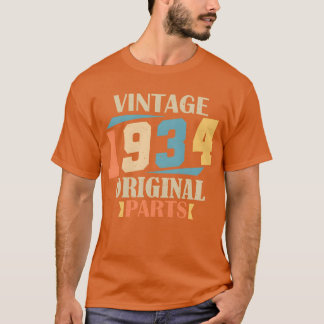 Månad 1934 1934 Födelsedagspresent 90 år gammal Fö T Shirt