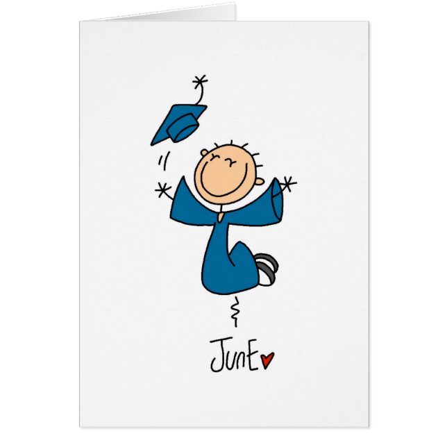 Månad av Juni Hälsningskort (Framsidan)