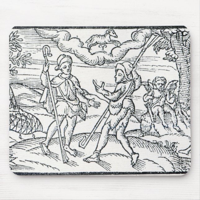 Månad av mars, från 'Shepheardesen Calendar Musmatta (Framsidan)