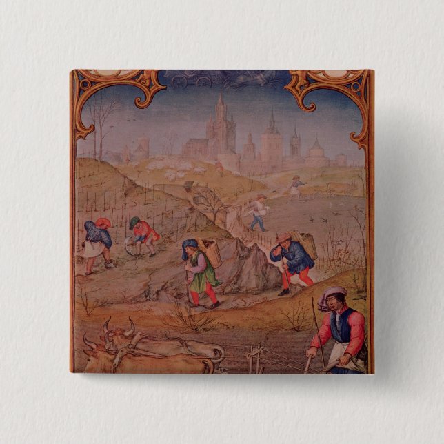 Månad av mars knapp (Framsida)