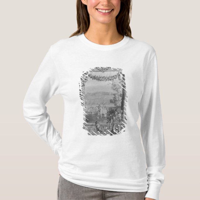Månad- eller royaluppehåll tapestry tee shirt (Framsida)