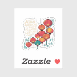Månad för asiatisk amerikan och pacifistiska öar klistermärken