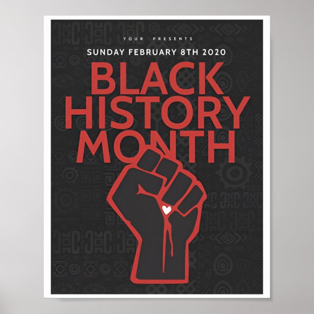 Månad för Bhm svart historik Poster (Framsidan)