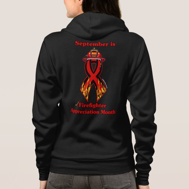 månad för brandsläckarutvärdering t shirt (Baksida)