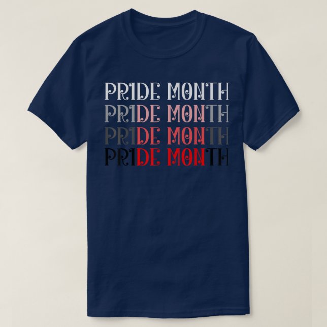 månad för demonbyte för pride Pride månad  T Shirt (Design framsida)