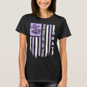 Månad för det militära barn som fötts på resilient t shirt