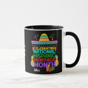 MÅNAD FÖR FÄRGHISPANIC HERITAGE MUGG