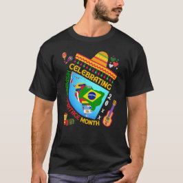 MÅNAD FÖR FÄRGHISPANIC HERITAGE T SHIRT