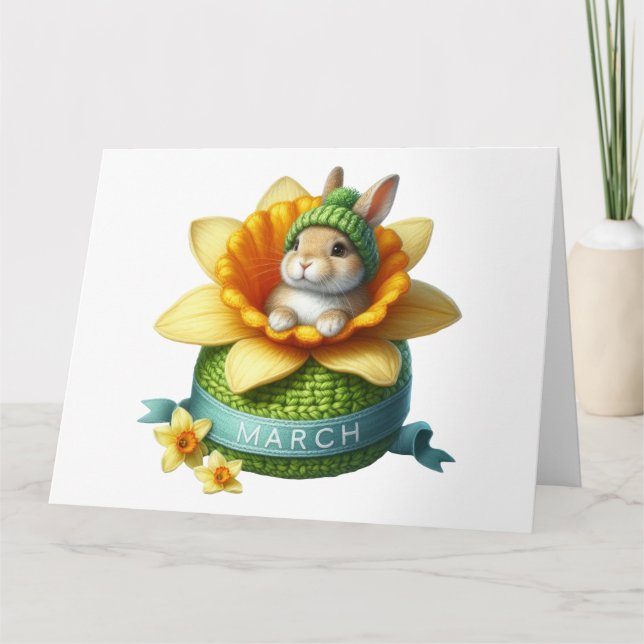Månad för födelsedag i mars kort (Framsida)