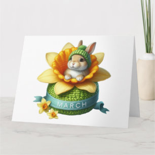 Månad för födelsedag i mars kort