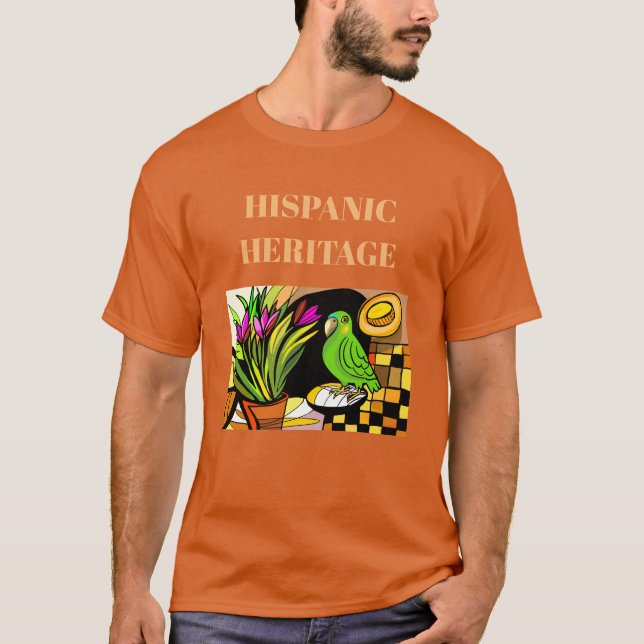 MÅNAD FÖR HISPANISKT ARV T SHIRT (Framsida)