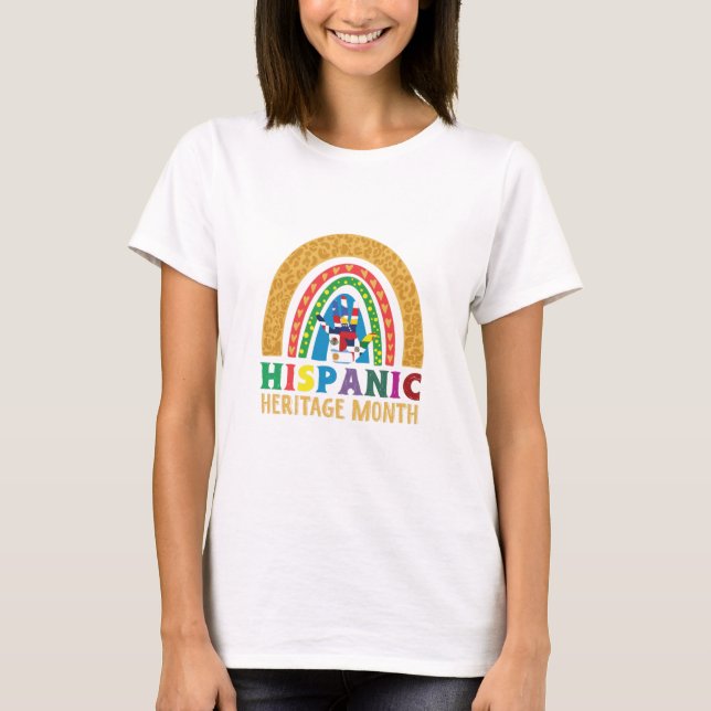 Månad för ispanikspridning t shirt (Framsida)