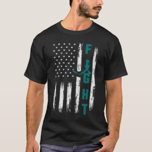 Månad för kampen mot ovariernas cancermedvetenhet t shirt