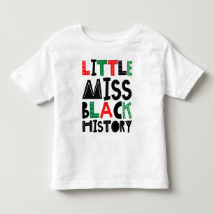 Månad för liten miss Black History T Shirt