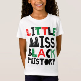 Månad för liten miss Black History T Shirt