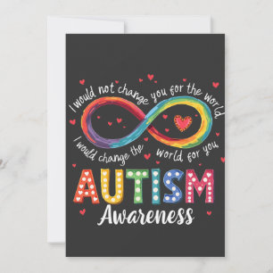 Månad för medvetandegörande om autism Oändlighet S Spara Datumet