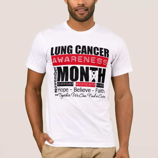 Månad för medvetenhet för serviceNovember Tee Shirt (Framsida)