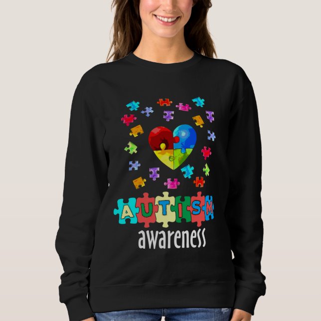 Månad för medvetenhet om autism t shirt (Framsida)