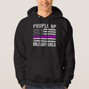 Månad för militärens Lila 2022 upp till miljoner Hoodie