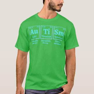 Månad för ökad medvetenhet om autism med jämna mel t shirt